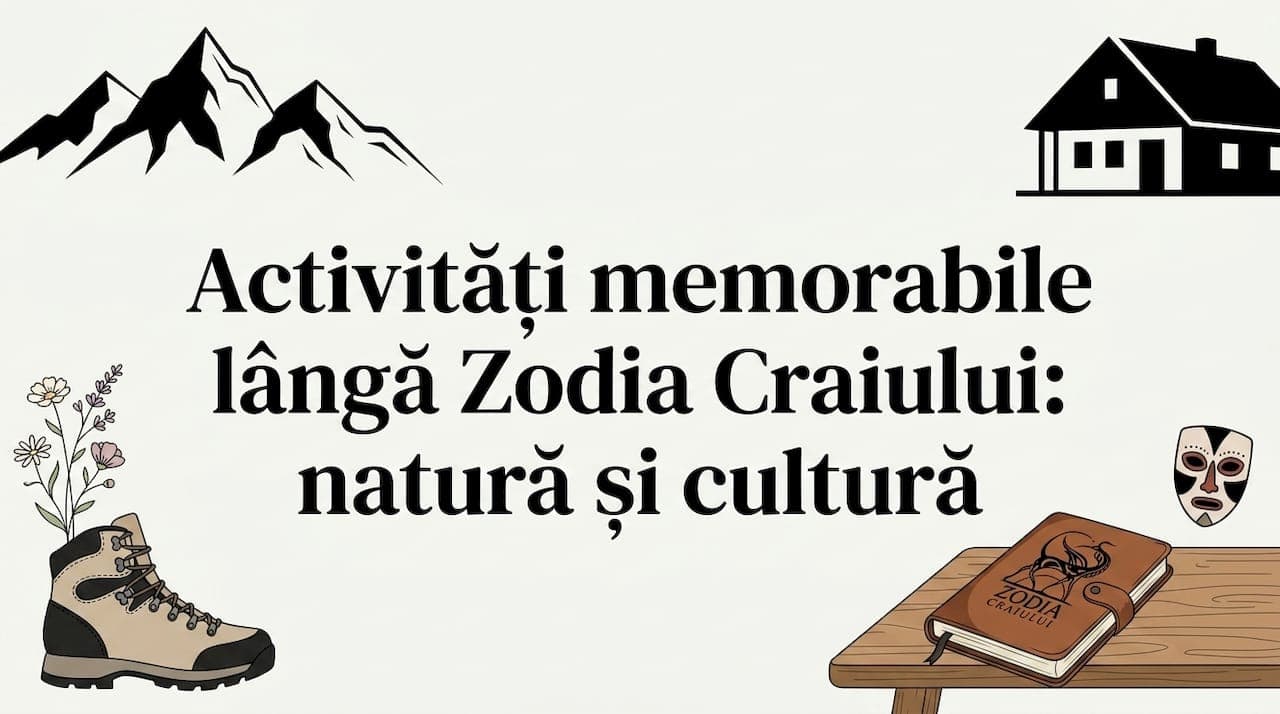 Activități memorabile lângă Zodia Craiului: natură și cultură