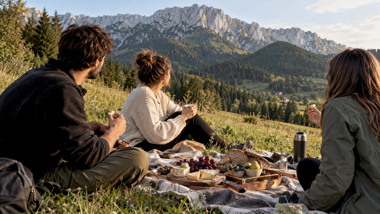 Picnic gourmet la munte: cum îl faci memorabil în Piatra Craiului